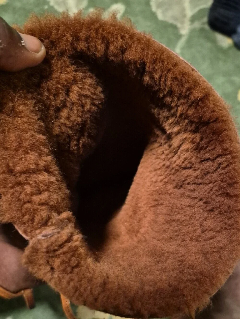 Timberland Chestnut Leather & Suede Fur-Lined Mid-Calf Boots